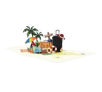 Biglietto di auguri pop-up 3D creativo, ricordo di viaggio e pensionamento, design colorato con valigia, compleanno, laurea, anniversario, regalo di San Valentino per mamma, moglie, lui, donne,