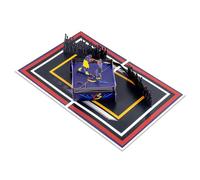 Biglietto di auguri pop-up unico con scena di boxe con busta pieghevole Happy Birthday per papà Partito Invito unico Boxing Party Invitation