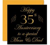 Biglietto di auguri speciale anniversario di papà mamma genitori