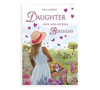 Biglietto di auguri tradizionale per la figlia, 23 x 15 cm, Regal Publishing