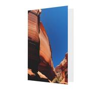 Biglietto di auguri vuoto con paesaggio gorge, 10,2 x 15,2 cm, adatto per tutte le occasioni.