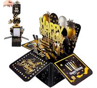 Biglietto di Compleanno 3D, 3D Pop Up Biglietti d'auguri Compleanno con Busta e Carta Interna Extra, Tarjeta Cumpleaños,Como Creativo Regalo a Familias, Amigos y Ninos