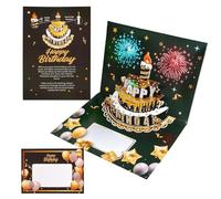 Biglietto di compleanno musicale emergente con - Biglietti d'auguri per occasioni speciali - Biglietti di compleanno che cantano per mamma, papà, moglie, marito o amici - regalo D