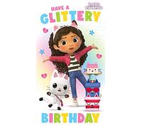 Biglietto di compleanno per casa delle bambole Gabby, biglietto di compleanno per ragazza, biglietto di buon compleanno per ragazza, casa delle bambole di Gabby, biglietto per amici