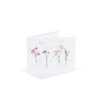 Biglietto di compleanno per lei - Biglietto di compleanno per amico - bellissimo design floreale