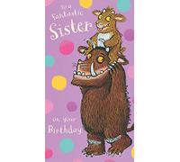 Biglietto di compleanno per sorella, Gruffalo sorella, biglietto di compleanno per sorella, gruppo di compleanno