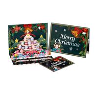Biglietto di Natale 3D con busta-pop-up buon Natale di auguri, regalo di vacanza creativa per donne, uomini, bambini, adolescenti, nonna, nonno, famiglia, amici, moglie, marito