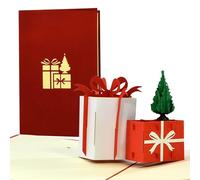 Biglietto di Natale 3D pop-up, da donare insieme a un regalo in denaro, W35