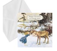 Biglietto Di Natale Di Musei E Gallerie 16Cm X 16Cm - Scegli Design