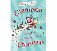 Biglietto di Natale tradizionale per nipote - 23 x 15 cm - Piccadilly Greetings