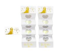 Biglietto di nozze per sposi e sposi, eleganti biglietti di nozze bianchi e oro per regali in contanti, portafoglio regalo di nozze, biglietto di nozze per sposi e sposi, regali per signori e signore