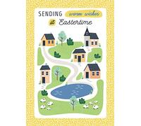 Biglietto di Pasqua Open Village - 17,8 x 12,7 cm - Regal Publishing