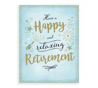 Biglietto di pensionamento moderno, 20,3 x 15,2 cm, Piccadilly Greetings