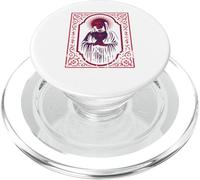 Biglietto di preghiera gotico con emblema devozionale di Santa Muerte PopSockets PopGrip per MagSafe