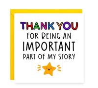 Biglietto di ringraziamento, grazie per essere una parte così importante della mia storia, per manager, per capo, per amico, supervisore