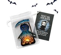 Biglietto fantasma tascabile, biglietti motivazionali per le vacanze, fantasma, , corvo, morte, dio, ricordo ispiratore, per laureati, incentivi di , adulti, colleghi, studenti