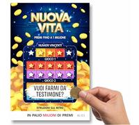Biglietto Gratta e Vinci per Chiedere Vuoi Essere Il Mio/La Mia Testimone? Idea Regalo Emotiva e Divertente Proposta Originale Nascosta da Grattare Finta Lotteria con Sorpresa da donare con stile