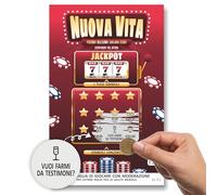 Biglietto Gratta e Vinci per Chiedere Vuoi Essere Il Mio/La Mia Testimone? Idea Regalo Emotiva e Divertente Proposta Originale Nascosta da Grattare Finta Lotteria con Sorpresa da donare con stile