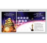 Biglietto maxi gigante d'auguri buon compleanno 18 anni