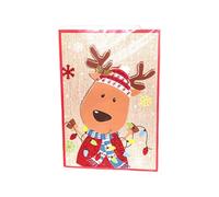 Biglietto musicale festivo con disegni a sorpresa casuali melodie di vacanza e carta premium per auguri di Natale, cartoncino di alta qualità per auguri di Natale