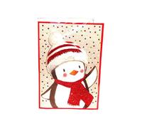 Biglietto musicale natalizio con melodie incorporate, design a sorpresa casuale, carta di alta qualità per festival, saluti di Natale, biglietto di auguri musicale