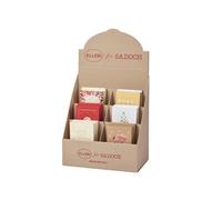 Biglietto natale con busta - fantasie assortite - Rex Sadoch - expo 120 pezzi