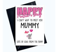 Biglietto per festa della mamma da The Bump Mummy to Be Can't Wait to Meet You Cards PC1002