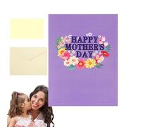 Biglietto per il giorno della mamma felice, biglietto per la festa della mamma,Biglietti per il giorno delle mamme emergenti | Benedizioni sculture di carta, arte di intaglio 3D fatta a mano