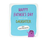Biglietto per la festa del papà - Biglietto per la festa del papà da tua figlia - Divertente biglietto per la festa del papà - Biglietto per la festa del papà da tua figlia