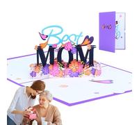 Biglietto per la festa della mamma con i fiori - Card di auguri per la mamma, biglietto regalo amorevole fatto a mano, biglietto per la festa della mamma, moglie, nonna, figlia, perfetta