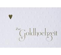 Biglietto per nozze d'oro Lifestyle - Biglietto di testo - 11,6 x 16,6 cm.