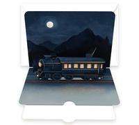 Biglietto pop-up Orient Express - 3D coupon e confezione regalo per viaggi di lusso e grandi avventure, buono di viaggio per uomini, donne e coppie, biglietto di vacanza e regalo di denaro
