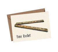 Biglietto "You Rule", progettato e stampato nel Regno Unito