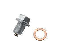 Biglumin Tappo Scarico Olio con Anello Tenuta, Vite di Scarico Dell'olio Magnetica, Tappo Scarico Olio Magnetico, M14 x 1.5 Tappo Scarico Olio Motore con Rondella, Tappo Scarico Olio