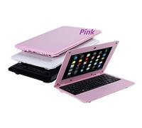 Bigmachine Computer portatile da 10 pollici Android 6.0 Quad core laptop mini netbook 8GB WIFI webcam YouTube Flash ultra-sottile (Rosa)