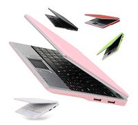 Bigmachine mini computer portatile da 7 pollici Netbook per bambini Android 12 Quad Core 32 GB WiFi Fotocamera integrata Porta YouTube Flash Player (Rosa)