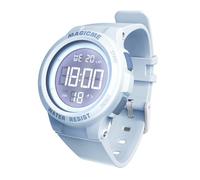 Bigmeda Orologio Bambini, Orologio da Polso per Ragazzi, Orologio Bambino Digitale Impermeabile 50 M, con luce LED, Orologio Insegnamento con Cinturino in Silicone (Macaron Blu)