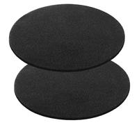 Bigmeta 2 tappetini Rotondi per Cambio Olio, 38,1 cm, Colore Nero, Resistenti al Calore, Senza Schizzi, per Cambio Olio dell'auto