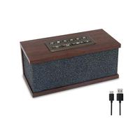 BIGMONAT Altoparlante Bluetooth e lettore di sonno in legno, ricaricabile, 70 suoni, Bluetooth bianco con controllo del volume e timer, adatto per viaggi, relax umore, concentrazione e miglioramento