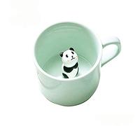 BigNoseDeer Tazza in Ceramica da caffè/Latte/tè, Ottimo Regalo per la Colazione, Matrimonio, Compleanno, Festa del papà, Ceramica,8oz (Panda)