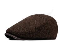 Bigoco Basco Berretto Coppola Piatto Lana Uomo Baschi Regolabile Irlandese Scozzesi Cappelli Cabbie Hat Flat cap Newsboy Cappello da Guida