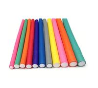 Bigodini,Bigodini Grandi Per Volume 20 Capelli Pz morbida bigodini aria magica dei capelli Rulli Curling Sticks Schiuma Bendy Twist Rods fai da te che designa attrezzo Curl bigodino di capelli(Size 1.