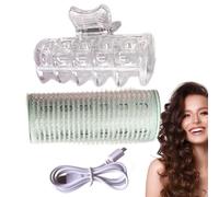 Bigodini Hot Rollers - Bigodini Portatili Autoadesivi, Bigodino Air Bangs In Stile Coreano, Bigodino Riscaldato Ricaricabile Tramite USB | Strumenti Per Lo Styling Per Ricci Impeccabili Su Capelli Med