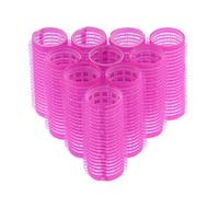 Bigodini per capelli auto-aderenti, per arricciare i ricci, ondulati, strumento per lo styling, 10 pezzi, 24 mm