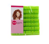 Bigodini per capelli in plastica, bigodini a scatto, bigodini auto-aderenti per parrucchieri, bigodini senza calore, per fai da te, parrucchieri, parrucchieri, barbieri, 6 misure (A, taglia unica)