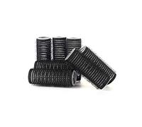 Bigodini per Capelli Nero Di Grandi Dimensioni Auto Grip Rulli Dei Capelli Pro Parrucchiere Bigodini Professionale Multi Size Hair Salon Sticky Cling Style Ricci per Acconciatura DIY(L 12pcs)