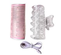 Bigodini per rulli caldi, bigodini autoadesivi, Rullo per capelli USB, Bigodini portatili autoadesivi, strumenti per lo styling per arricciare i capelli, ottieni facilmente riccioli impeccabili per ca