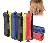 Bigodini Per Styling Capelli,6pcs Set Rulli Per Capelli Clip Per Permanente A Caldo Di Capelli Bigodini Per Permanente,Curling Styling Perms Strumento Con Rubber Band(#1(3cm/1.2inch))