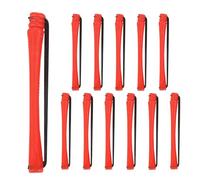 Bigodini senza calore, 12 bigodini con elastici antiscivolo in gomma - Strumento portatile senza calore per donne per uso notturno a casa e in viaggio