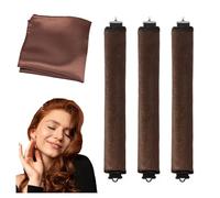 Bigodini senza calore, bigodini per capelli senza calore, per una notte, per dormire, senza calore, per capelli corti, bigodini per capelli corti durante la notte, per tutti i tipi di capelli
